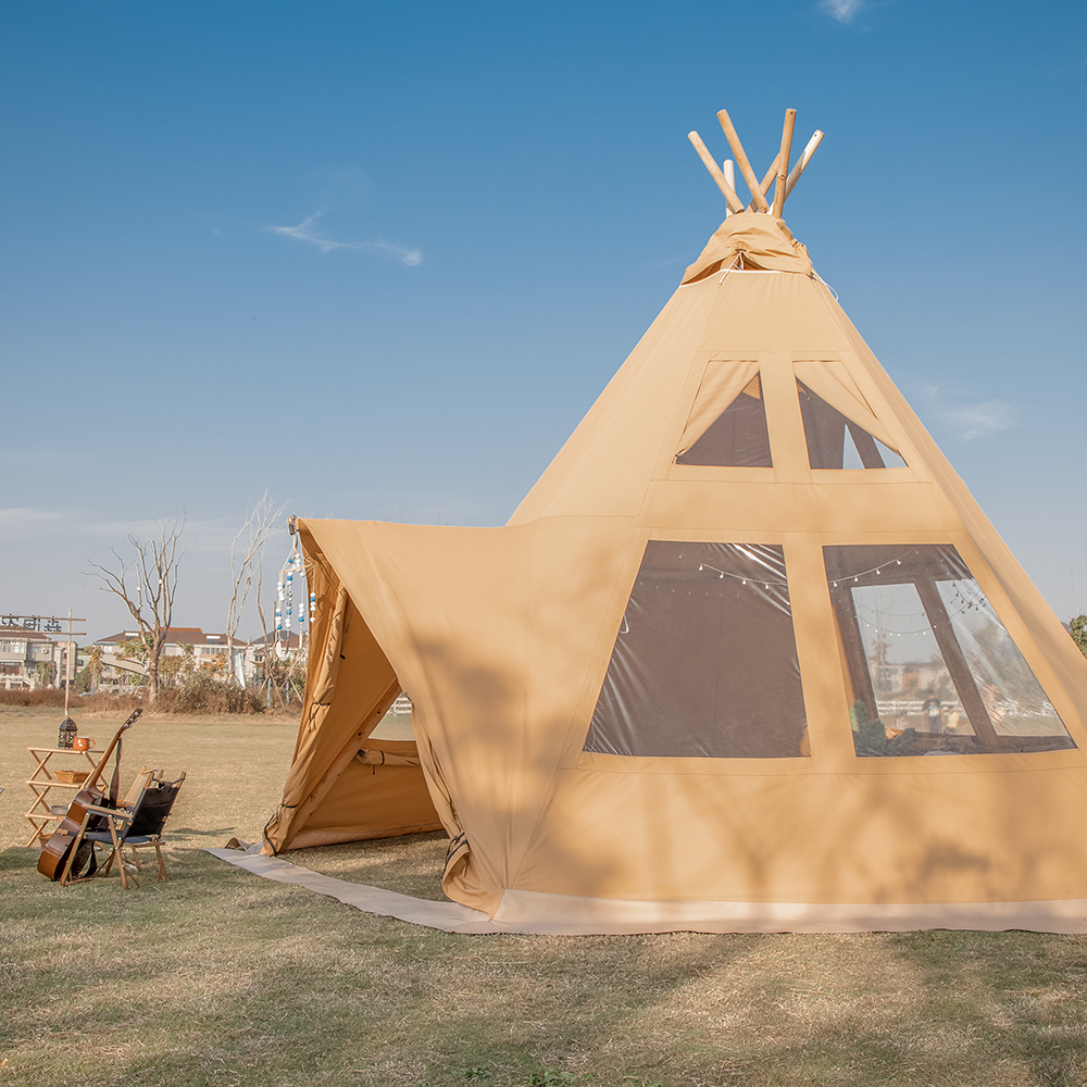 Luxury Camping Experience: Introducing our Deluxe Tipi Tent 